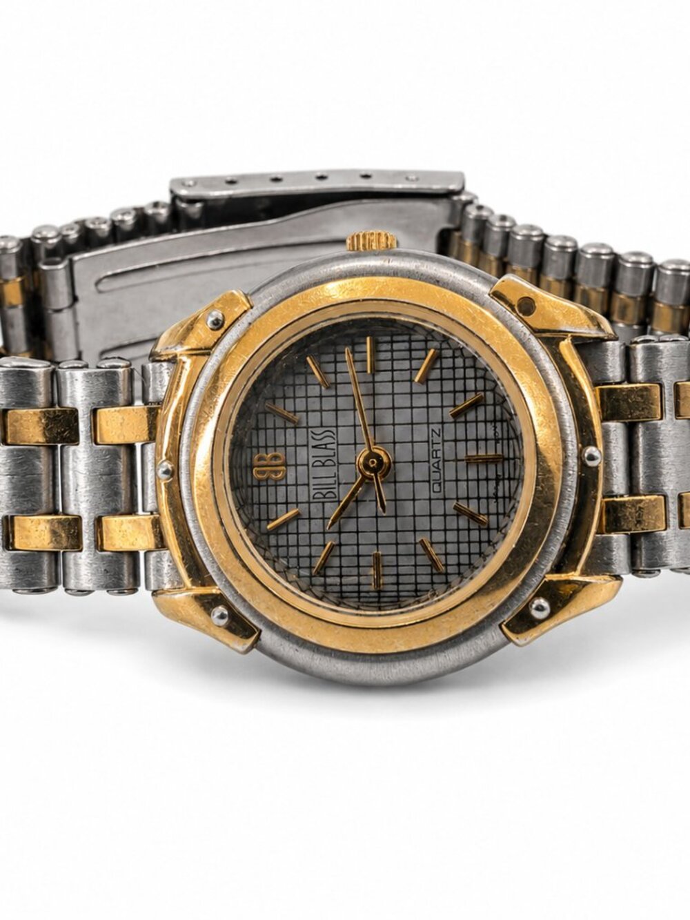 Vintage Bill Blass Two-Tone Quartz Watch – Serviced & Running
